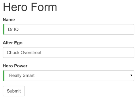 Angular Building A Template Driven Form