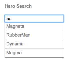 Hero search box